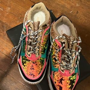 Sequin sneakers women’s size 7.5